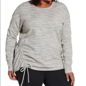 Reebok Women's Fleece Side Cinch Crew Sweatshirt